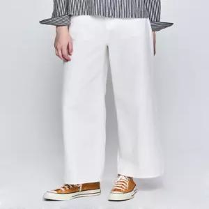 헤지스 여성 [데님][와이드]화이트 밴딩 헤지데님 팬츠 HSPA5B487WT