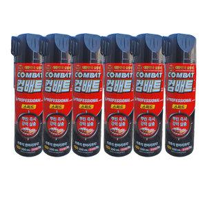 컴배트 스피드 에어졸 500ml 6개 바퀴벌레약 살충제 스프레이