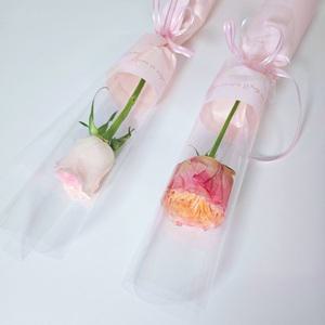 3개세트 생화한송이 카네이션 장미 꽃 한송이 포장 생화택배 꽃배달싼곳