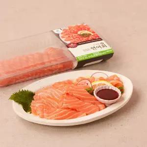 [냉장][노르웨이] 숙성 연어회 (150g)