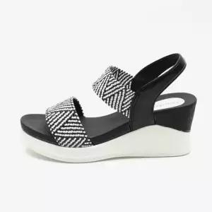 [아리앤] 국내지작 짜임 웨지샌들 7cm