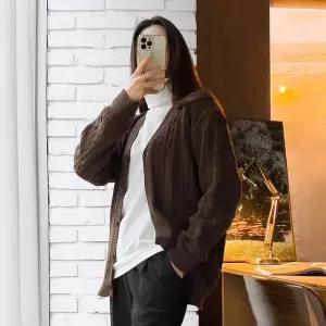 [하프클럽/네오쿠비카]빅사이즈 꽈배기 니트 가디건 C-MZ189NE