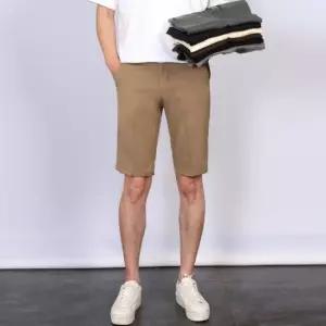 프랭키뉴욕 여름 남자 슬랙스 반바지 5부 스판 사이드밴딩 쿨 빅사이즈 남성 베이지 회색 검정_JM621