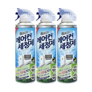 산도깨비 에어컨 세정제 330mlX3개 청소 냄세 먼지 히터 스프레이 세정제