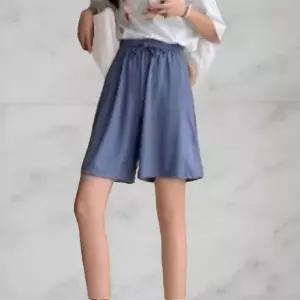 [하프클럽/]여성 여름 집에서 입는 밴딩 쿨링 무지 핏 반바지