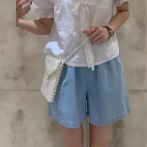 [하프클럽/]여성 기본 사이드포켓 코튼 무지 면 반바지