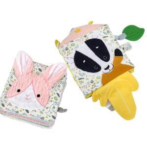 촉감발달 만지기놀이 헝겊책 2종세트 부드러운촉감