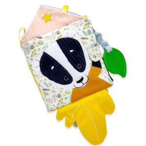 1살 2살 촉감발달 영유아 헝겊 너구리책 신생아장난감