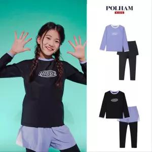 [폴햄키즈]여아)래쉬가드 반바지레깅스 세트_CC