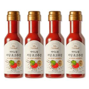 마이노멀 초고추장 5무 깊고깔끔한맛 저당 초고추장 240g 4개