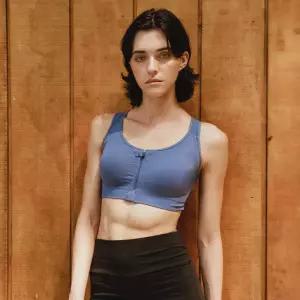 [컴포트랩] 자세서포트 집업 스포츠브라 단품