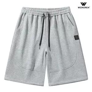 빅사이즈 남성 트레이닝 반바지 밴딩 5부 팬츠 운동복 헬스복 WI234PN