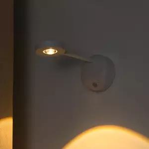 USB충전 스포트라이트 원형 센서등(3색) (화이트)