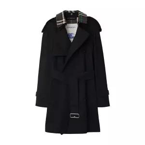 [버버리][명품] 버버리 디테처블 칼라 개버딘 트렌치 코트 8096563