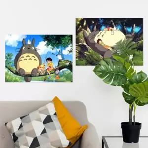 토토로 펠트 패브릭포스터 A1 A2 A3 A4 size