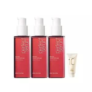 미쟝센 퍼펙트 세럼 로즈퍼퓸 80ml, 3개 + 증정( 살롱10 샴푸 손상용, 30ml, 1개)