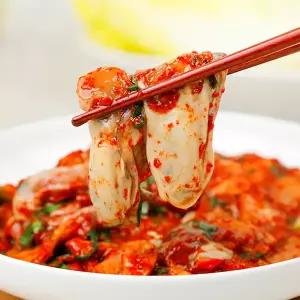 신선한 통영 햇생굴무침