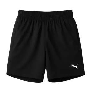 푸마 ESS 로고 우븐 드라이셀 5인치 남자 트레이닝 반바지 쇼츠 팬츠 블랙 682602-01