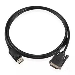 DP to 듀얼링크 DVI-D 고정타입 일체형케이블 모니터 TV 미러링 변환 포트 컨버터 구형 옛날 단자 빔프로젝