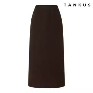 베이직 슬림핏 백 트임 니트 롱 스커트 (TX4SK012L0)