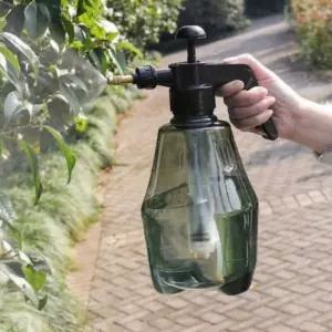 워터분사기 펌핑 자동 분사 분무기 투명그레이/농업용/농약분무기/압축분무기/스프레이/고압분무기/고압