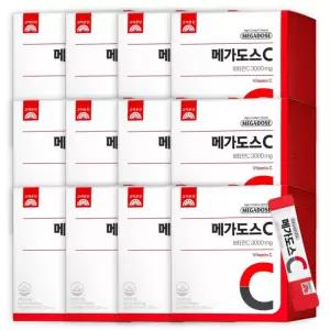 고려은단 메가도스C 3000 고함량 영국산 비타민C 100포 x 12개