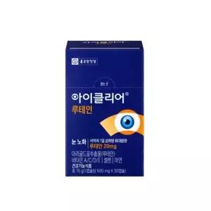 [셀러허브]종근당건강 아이클리어 루테인 3개월분 30캡슐 x 3개 (S36118740)