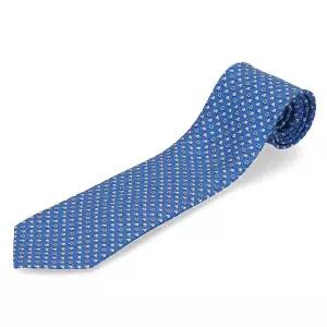 [페라가모] 간치니 애니멀 프린트 35 1243 02 779457 페라가모 실크 넥타이