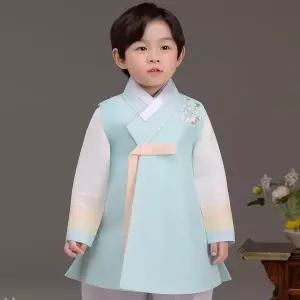 [보리보리/더예한복]QT921-라온하늘 남아한복 아동한복