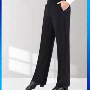 남성 라틴댄스바지 사교 공연복 공연 하이웨스트 연습용 재즈 스포츠 라틴댄스복 팬츠 바지