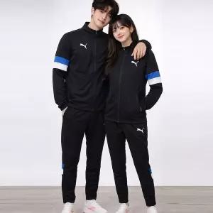 [푸마] 인디비주얼라이즈 트랙수트 드라이셀 남성 트레이닝 세트 운동복 런닝복 블랙 658996-94