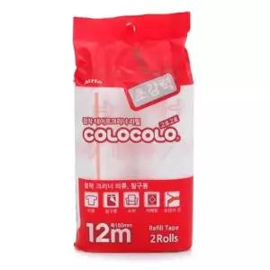 고로고로 테이프클리너 리필 초강력 12m 2입