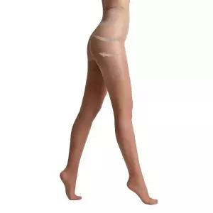 Conte 바디 쉐이핑 세미 불투명 압축 타이츠 팬티 스타킹 컨트롤 40 덴, 누드(내추럴)