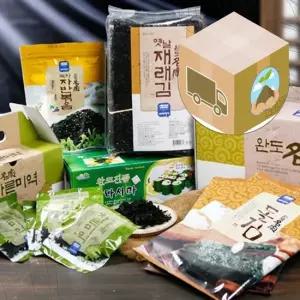 돌 재래 구이 김 다시마 자른미역 5종 선물용