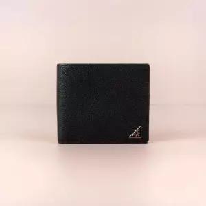 프라다 MUST IT_ 비텔로 삼각로고 남성 반지갑 블랙 2MO513 2CB2 F0002