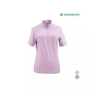 [아웃도어스/그린조이]여성 가슴 핫피스 포인트 반지퍼 티셔츠