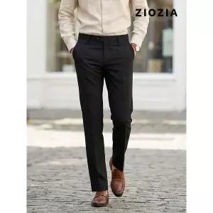 [지오지아]쿨 울 블랙 정장팬츠 (AAE2SP1501_BK)