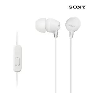 소니 MDR-EX15AP 커널형 마이크 유선 이어폰 이어셋 화이트