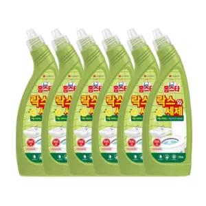 홈스타락스와세제 변기세정제 허벌시트러스 750ml 6개