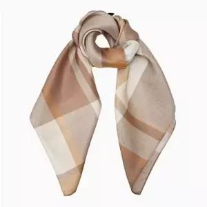 [NS홈쇼핑][헤지스ACC] HISC6E605I2 베이지 체크 실크 스카프[35734143]