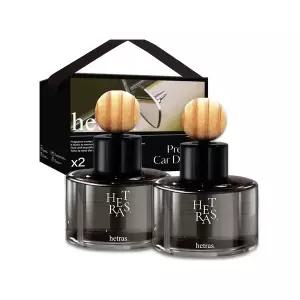 1+1 헤트라스 차량용 방향제 디퓨저 77ml 플라워파크 선물세트 자동차 고급 차량 명품 201100