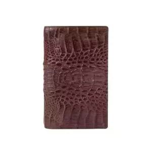 닥스 CAIMAN 브라운 악어가죽 장지갑 DBWA9E716W3