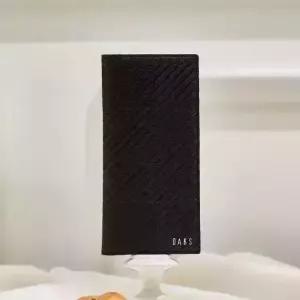 닥스 DBWA2E210 블랙 패턴 소가죽 장지갑