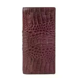 닥스 DBWA2E716 CAIMAN 브라운 악어가죽 장지갑