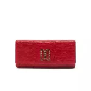 닥스 DCWA2F281R2ALEXA 레드 가죽 스와르브스키 DD로고장식 장지갑