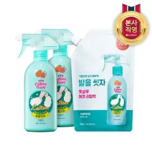 온더바디 코튼풋 발을씻자 풋샴푸 385ml 자몽 2개+리필 500ml 1개 201789