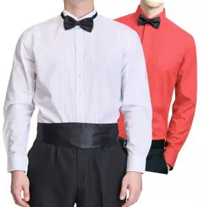 남자 턱시도 연미복 정장 셔츠 남방 남성 여자 무대 공연복 연주복 결혼식 예복 웨딩 촬영