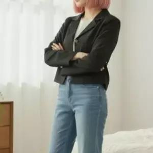 [하프클럽/]여성 하객패션 데이트룩 간절기 숏자켓