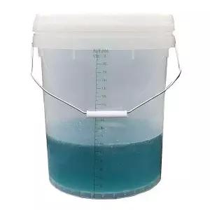 비커 밀크티 도구 계량컵 통 눈금 반투명 10L 일회용 대용량 눈금 2L