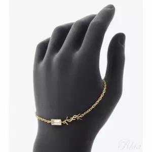 [생로랑] 브레이슬릿 메탈 라인스톤 골드 862050 Y1526 8066 154151425